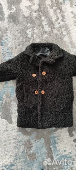 Плюшевое пальто для девочки