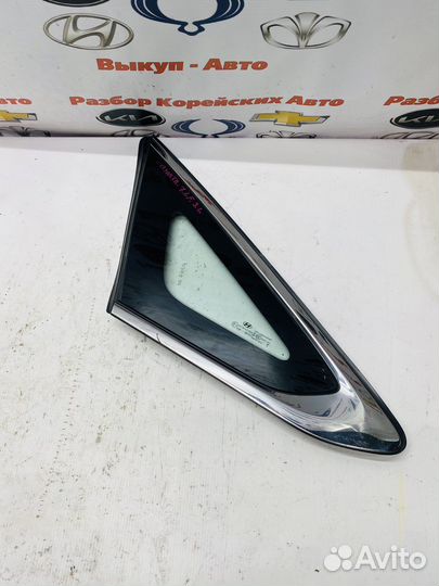 Форточка задняя левая на hyundai sonata 7LF