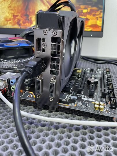 Видеокарта Asus Rog Strix rx 570 4gb