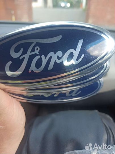 Эмблема форд полая 14.3 на 5 8 см