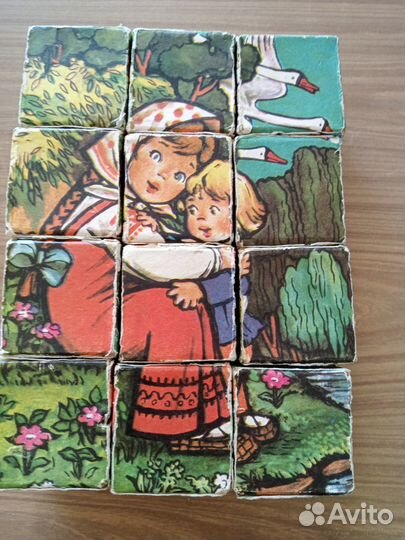 Кубики по мотивам русских сказок СССР