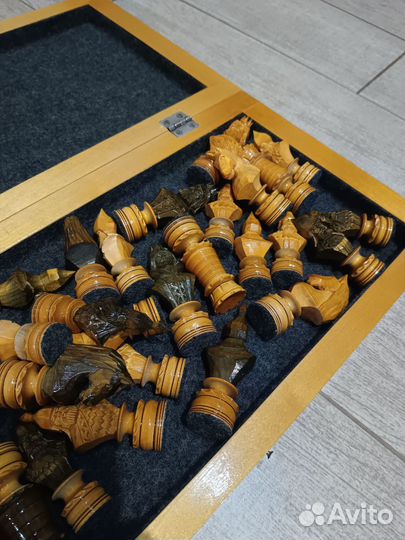 Шахматы деревянные резные