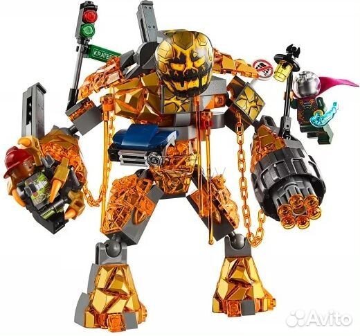 Конструктор Super Hero Бой с расплавленным человек