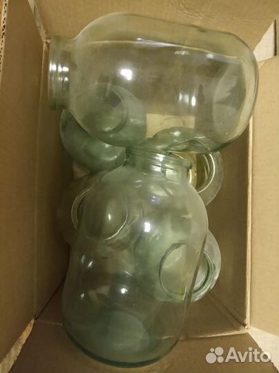 Банки стеклянные 3 коробки