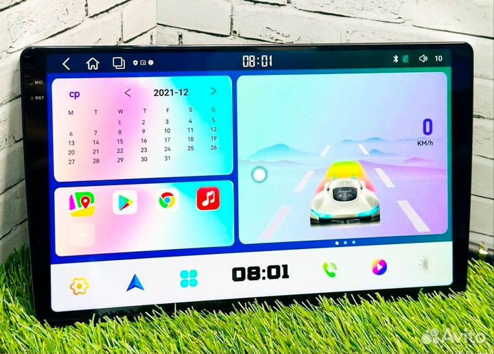 Мощная android магнитола 10core 4+64 шустрая