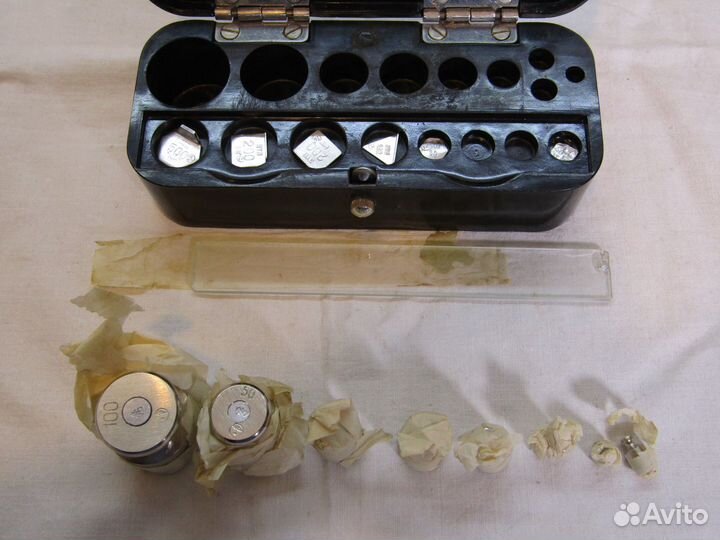 Набор гирек, разновесы, гиря для весов СССР №9413