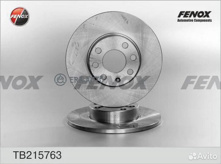 Fenox TB215763 Диск тормозной opel astra 1.2/1.4 9