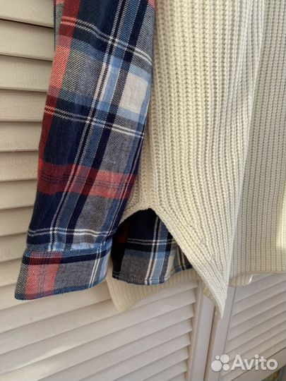 Жилет вязаный оверсайз