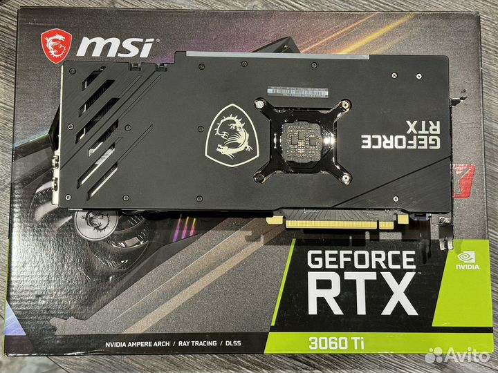 Видеокарта MSI GeForce RTX 3060 Ti gaming X trio