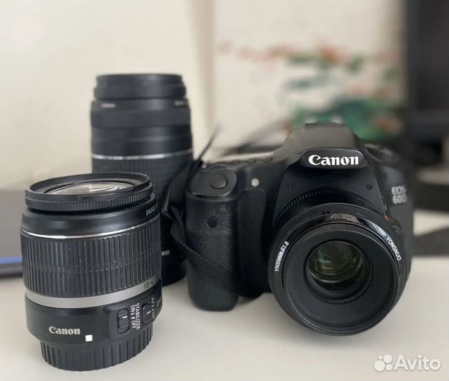 Фотоаппарат Canon EOS 60D + объективы