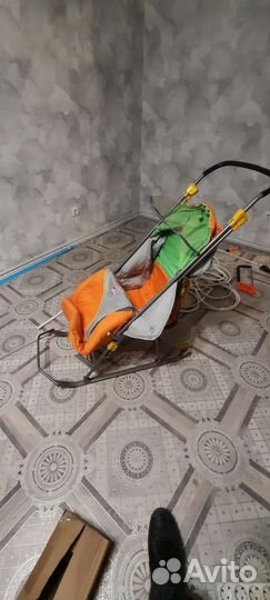 Детские санки коляска бу