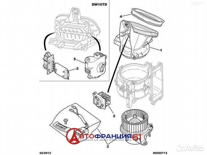 Проводка мотора печки, 4501804 peugeot;citroen ber