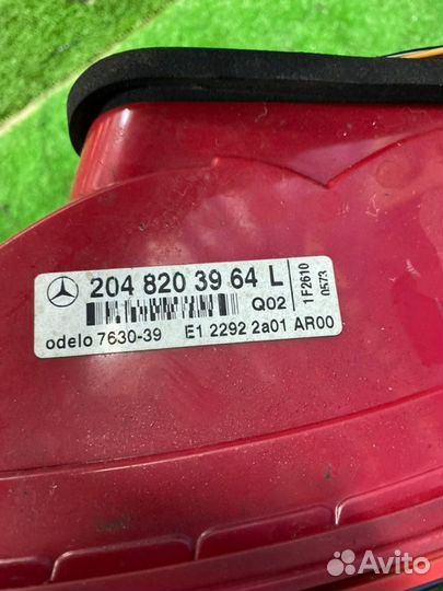 Фонарь задний левый Mercedes-Benz C-Class W204