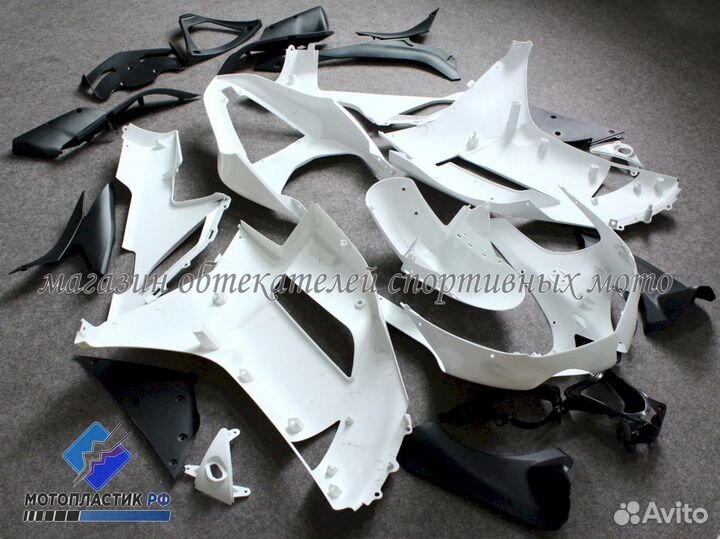 Kawasaki ZX-6R 2007-2008 мотопластик, обвес мото