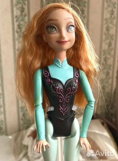 Кукла Анна репейнт/ооак на коньках mattel