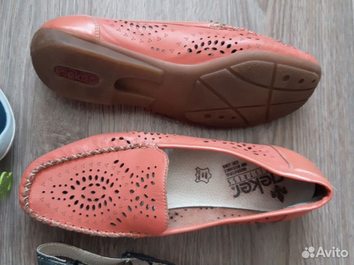 Туфли ecco, мокасины rinker,кроссовки crocs