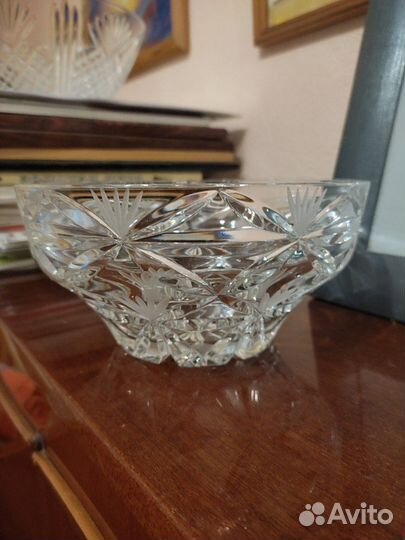 Салатник хрустальный