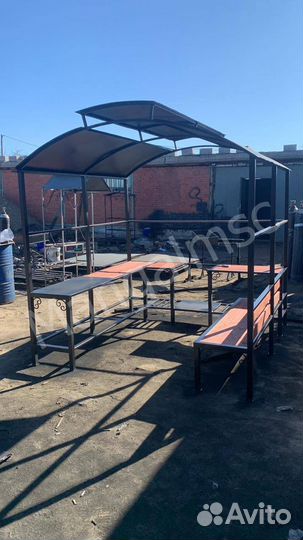 Мангал в стиле лофт