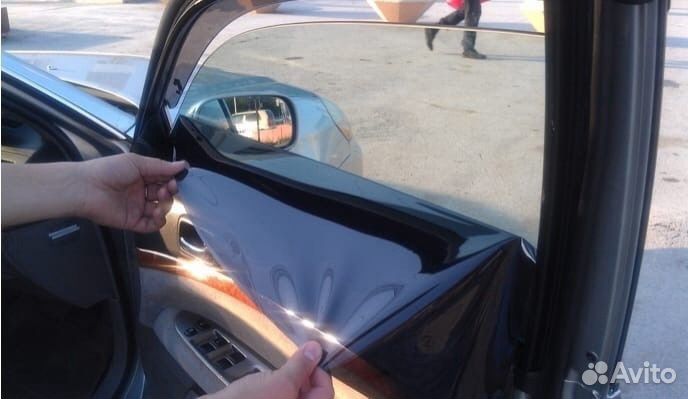 Съемная силиконовая тонировка Nissan Almera 5 проц