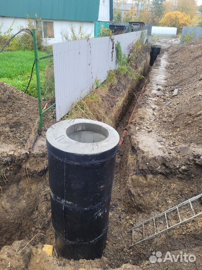 Монтаж септика, шамбо, водопровода под ключ