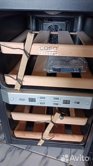 Термоэлектрический винный шкаф caso WineDuett 12