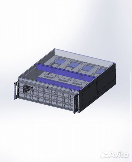 Закрытый корпус для майнинга 8 карт Cold Case