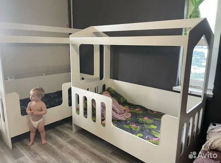 Детская кровать домик, новый товар