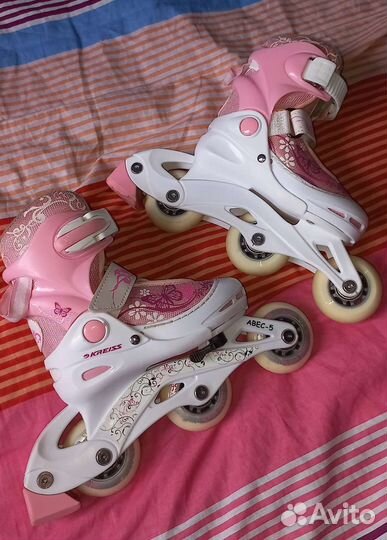 Роликовые коньки детские раздвижные