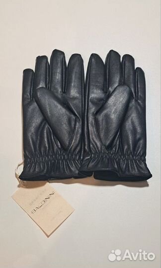 Мужские кожаные перчатки деми L