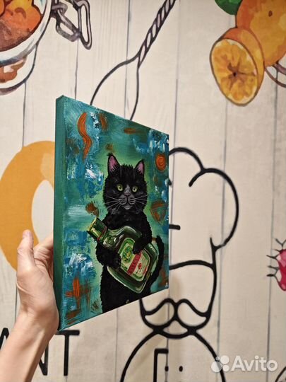 Картина кот 