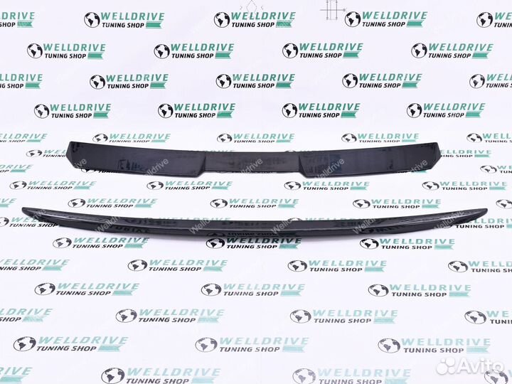 Комплект спойлеров BMW 5 G30 M5 F90 черный глянец