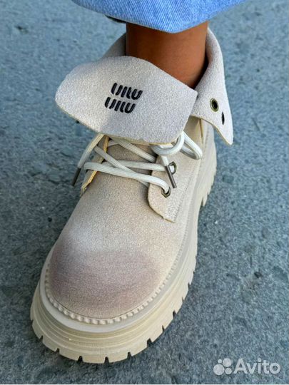 Ботинки женские miu miu