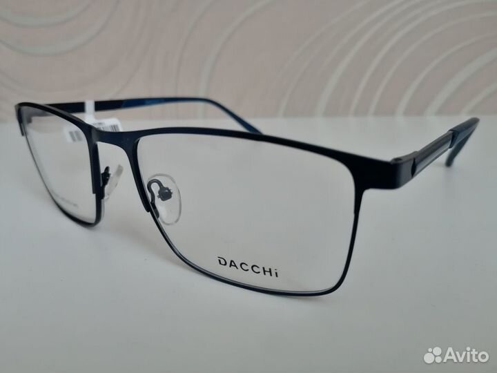 Элегантная муж. оправа металл красивого синего цв