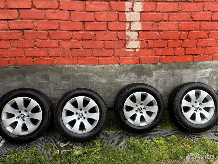 Колеса в сборе R16 зимние 5x112 skoda yeti