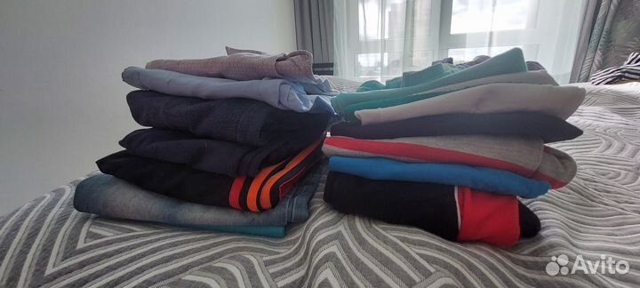 Пакет вещей бу на мальчика 134-140 размер