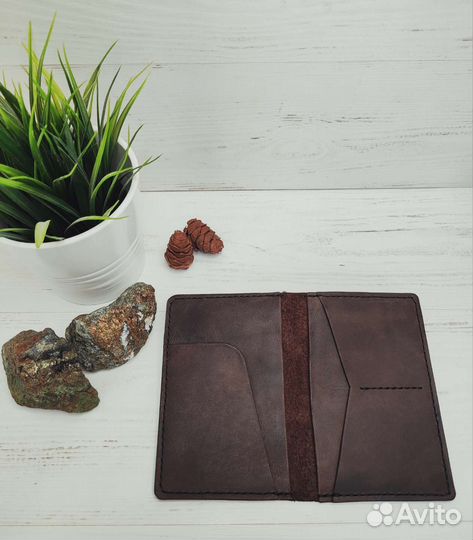 Обложка для паспорта из натуральной кожи