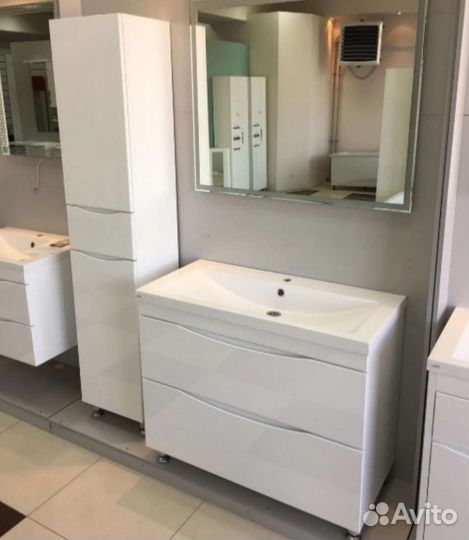 Тумбы с умывальником в ассорт. напольн и подвесны