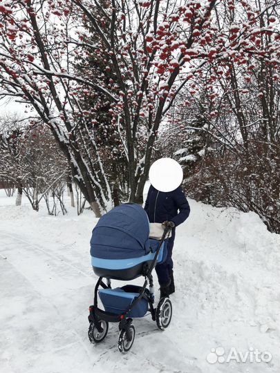 Коляска Rico Bruno 2 в 1(люлька и прогулочный блок