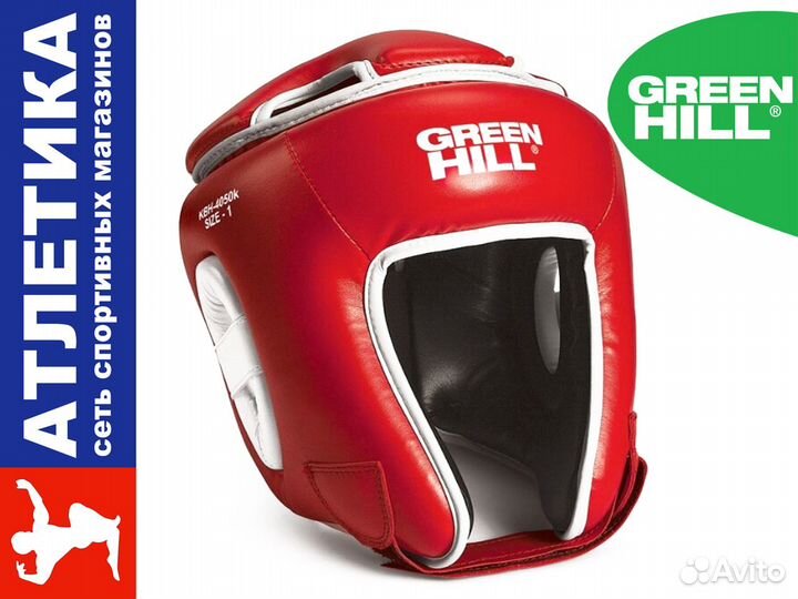 Шлем боксёрский Детский Green Hill
