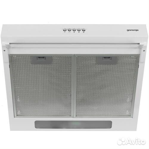 Вытяжка подвесная Gorenje WHU529EW/M белый/прозрач