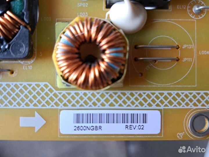 Плата питания toshiba 55vl963r