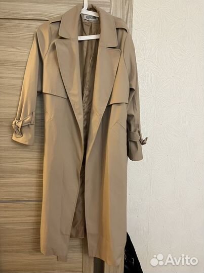 Тренчкот размер m бежевый