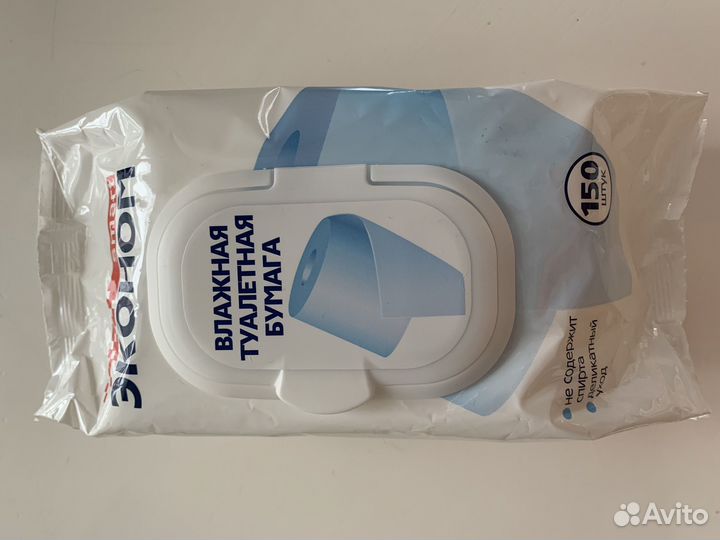 Влажная туалетная бумага