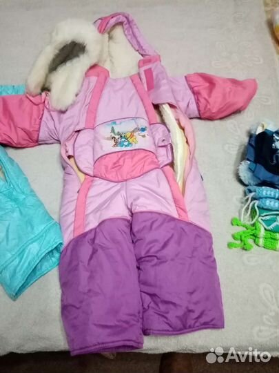 Детский зимний комбинезон на девочку