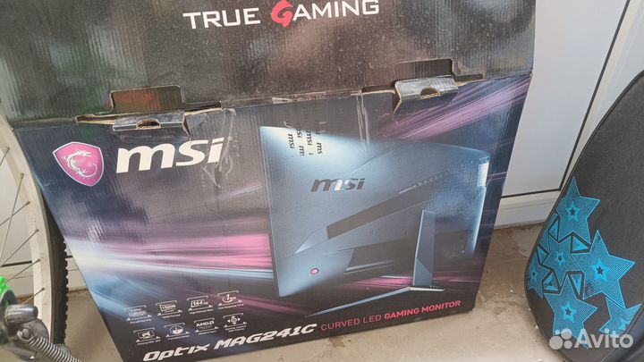 Msi optix mag241c (разбита матрица)