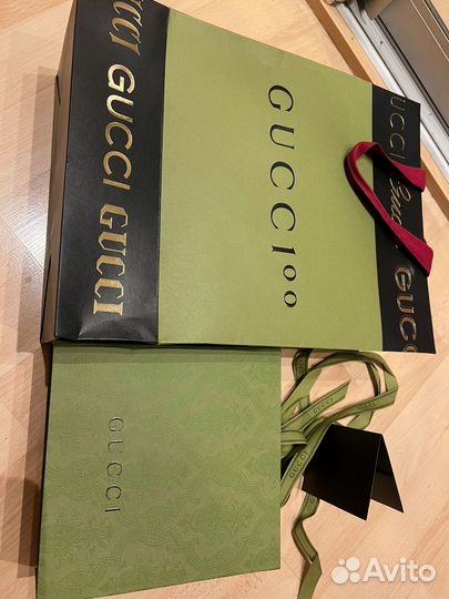 Коробка и пакет gucci