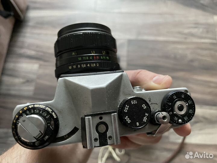 Фотоаппарат зенит ет, вспышка чайка