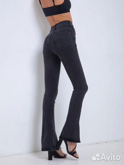 Джинсы с разрезами 26(42)