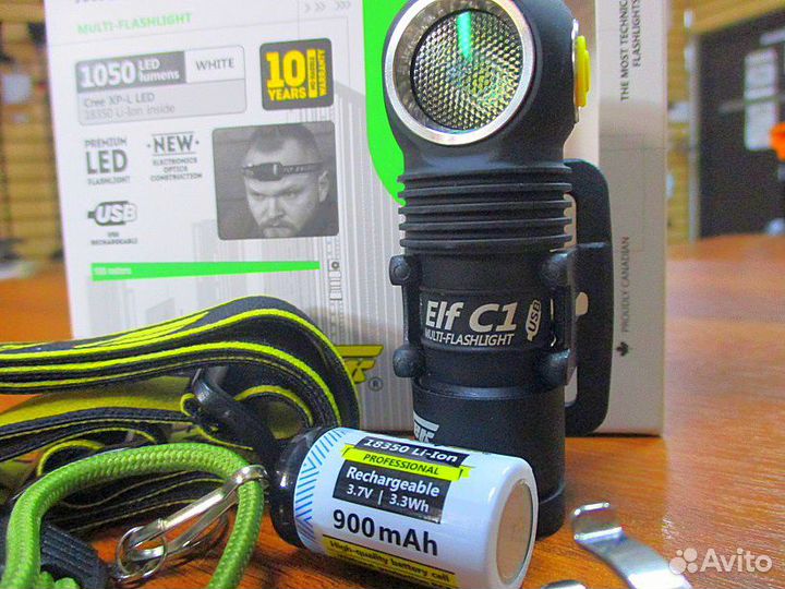 Фонарь Armytek Elf C1 XP-L USB (Белый свет)