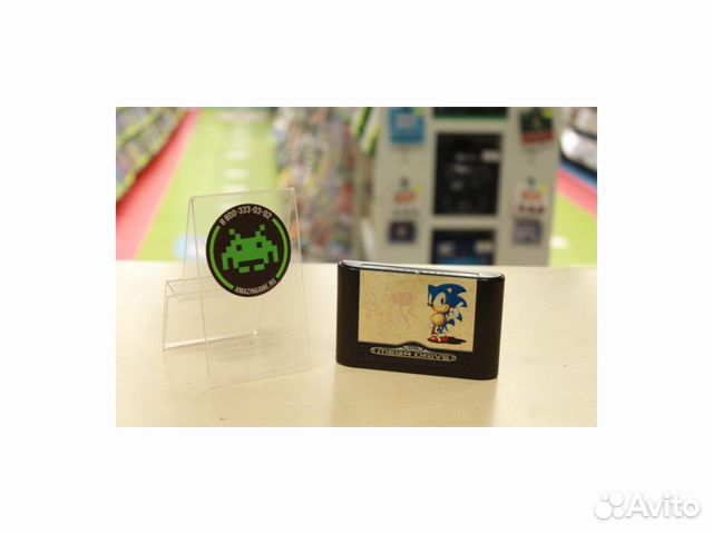 Картридж Sega MegaDrive Sonic The Hedgehog, б/у
